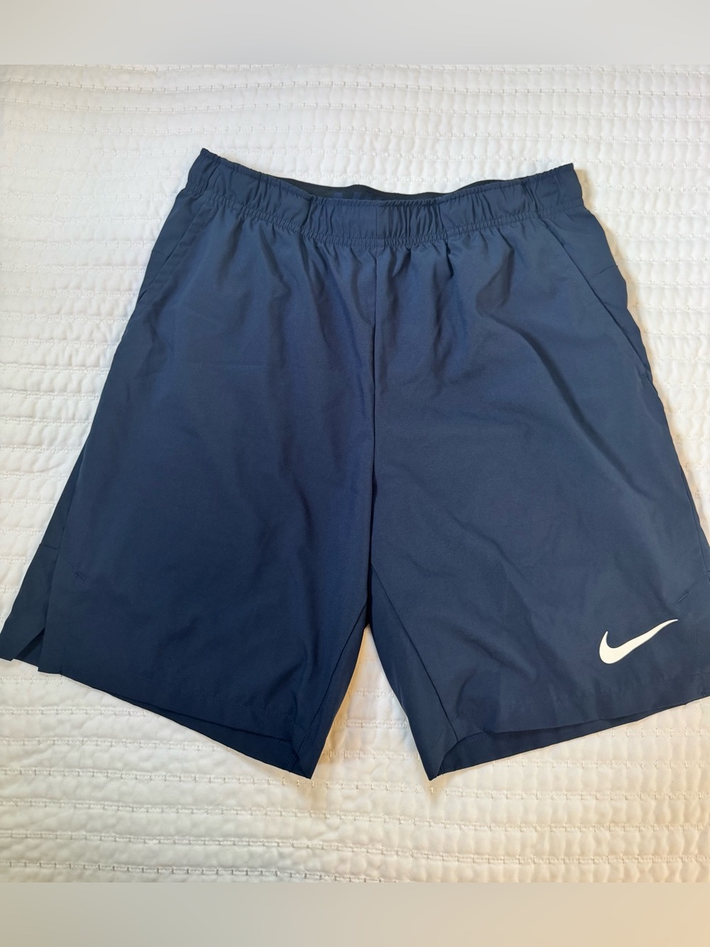 Nike Dri-FIT Standard Fit Navy Blue Athletic Training Shorts Men’s M